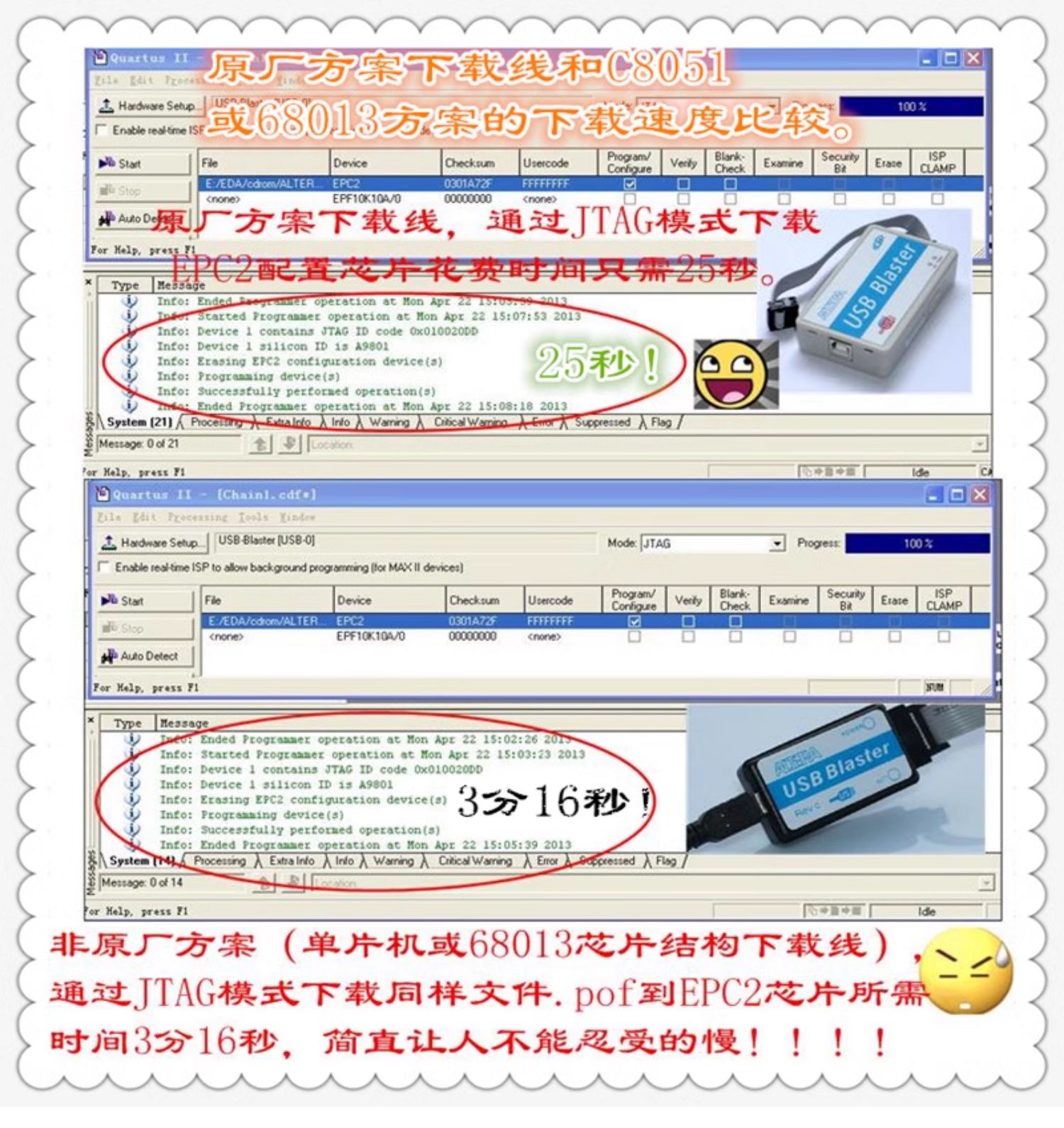 USB Blaster 下载线 ALTERA原厂方案版详情展示